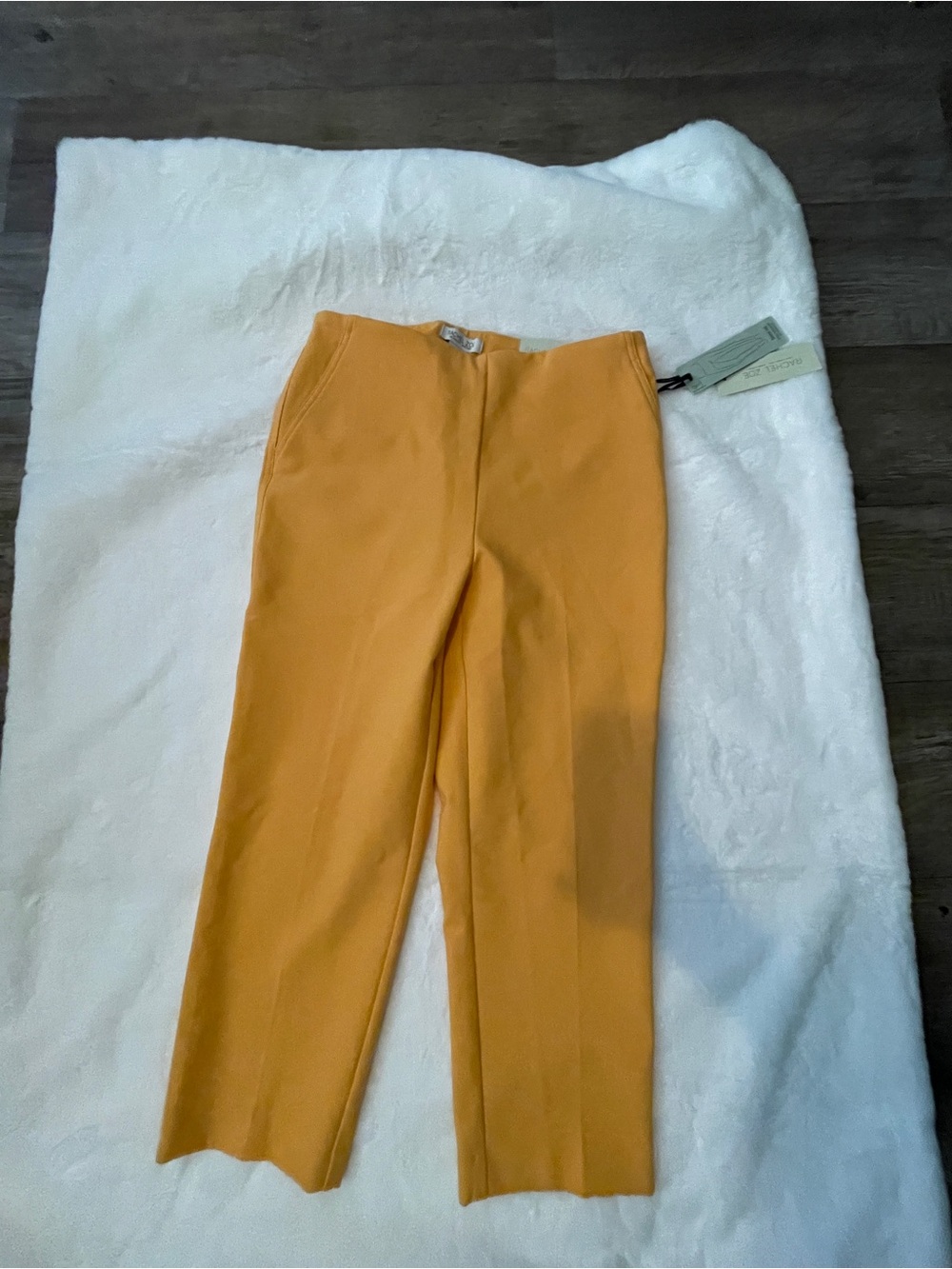 Rachel Zoe Cropped Ankle Pants in Mustard